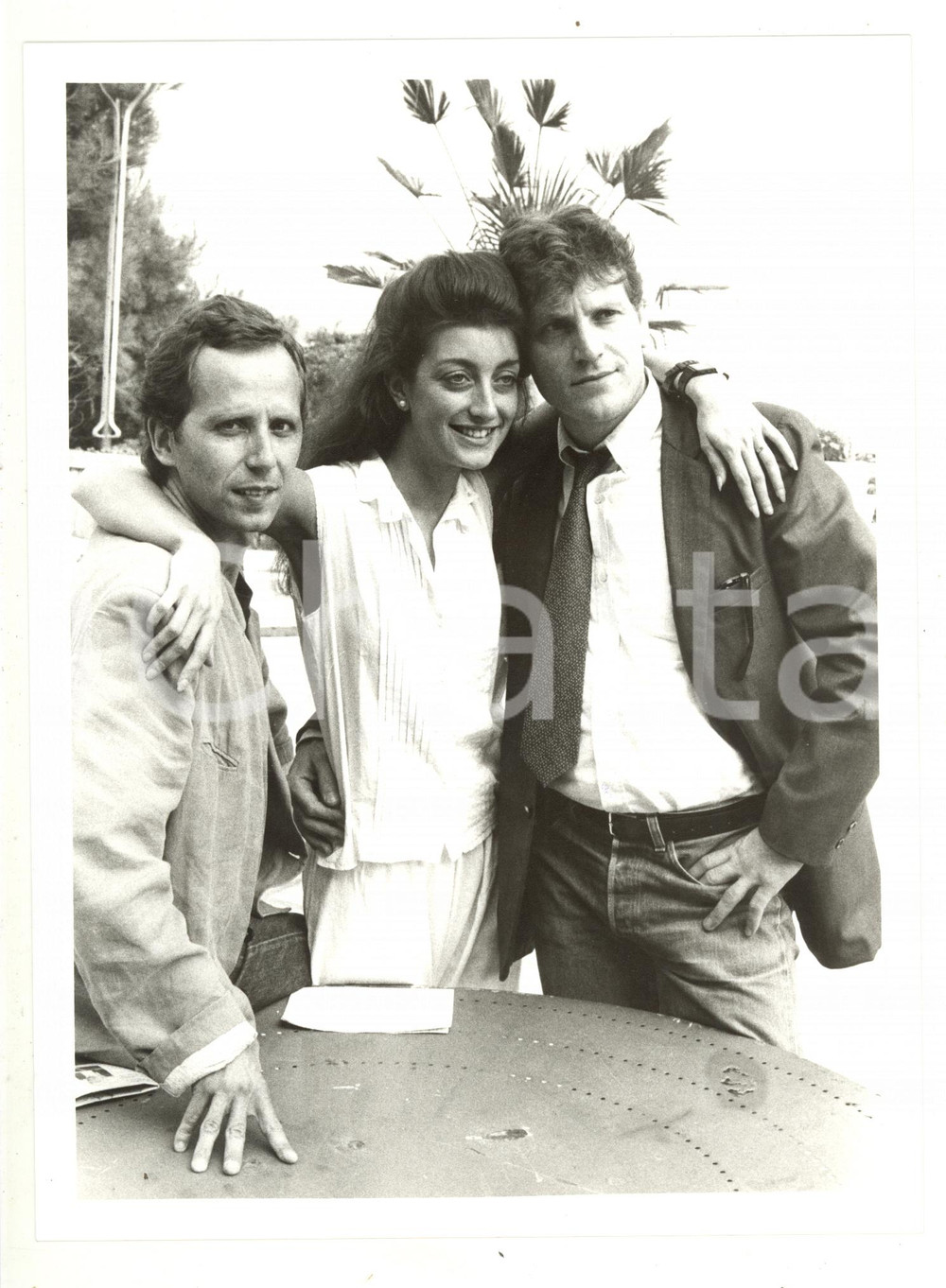 Fotografia d epoca originale 1984 Venezia Mostra del Cinema Pascale Ogier Tchéky Karyo e Fabrice Luchini 2 1