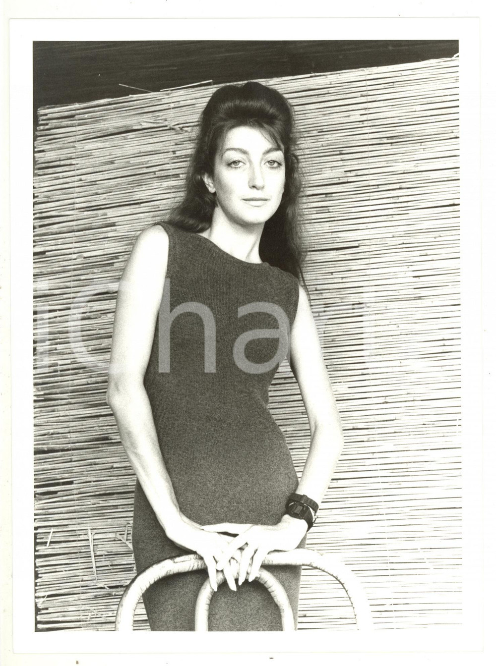 Fotografia d epoca originale 1984 VENEZIA Mostra del Cinema  Attrice Pascale OGIER in abito lungo 3 1