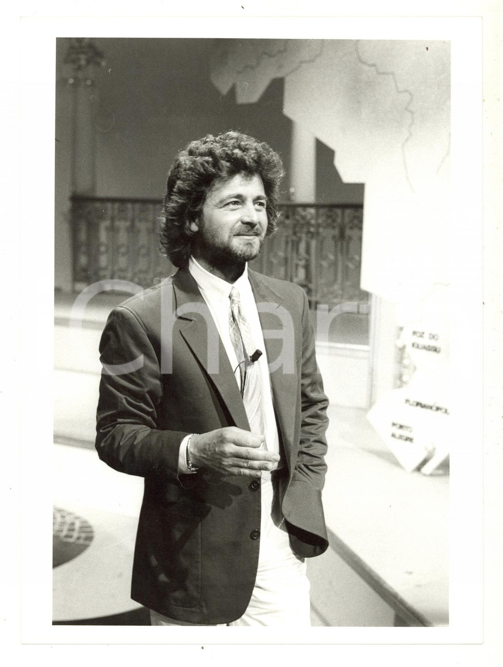 1984 TELEVISIONE "Te lo do io il Brasile"  Beppe GRILLO in scena (2) *Foto