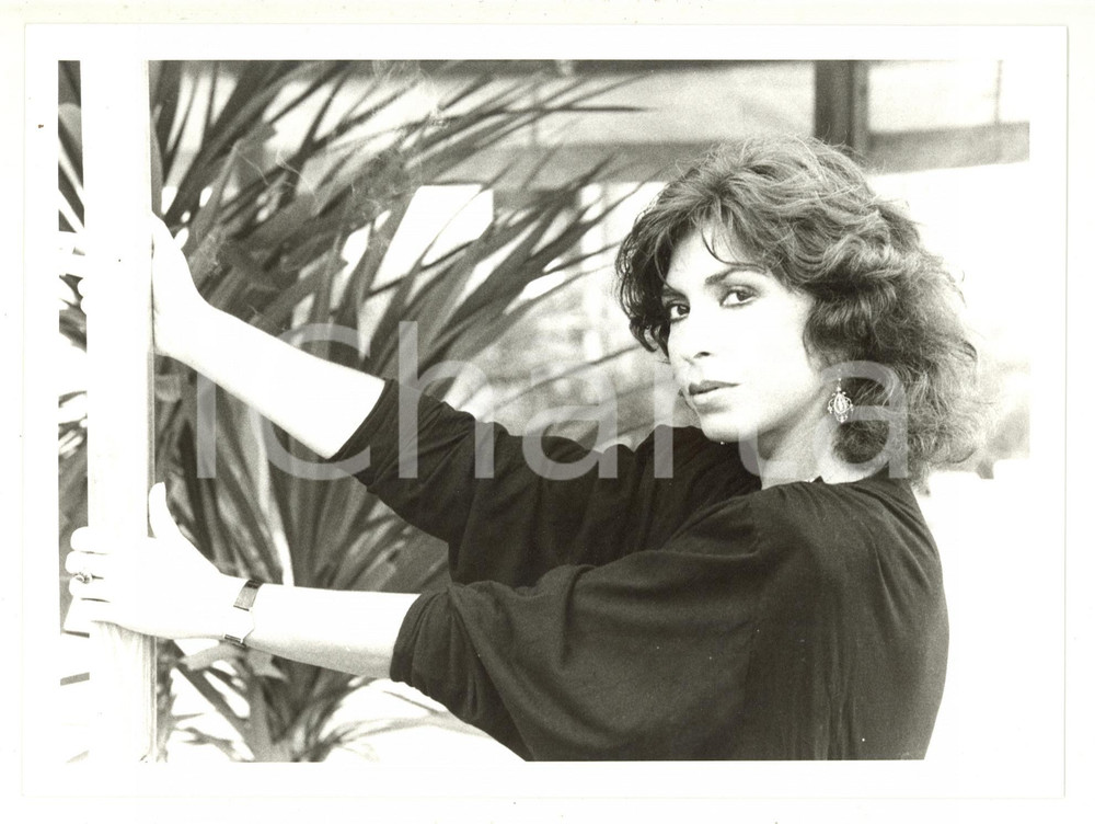 Fotografia d epoca originale 1985 ca ITALIA COSTUME Ritratto dell attrice Ida DI BENEDETTO  Foto 24x18 cm 1