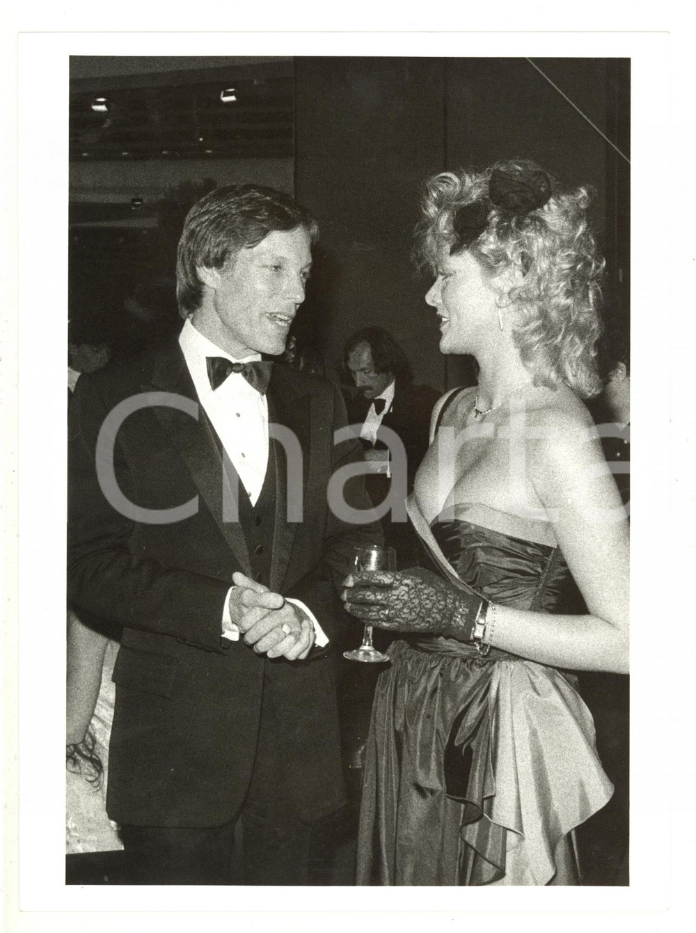 1981 CINEMA L'attore Richard CHAMBERLAIN a un festival (2) - Foto 18x24 cm