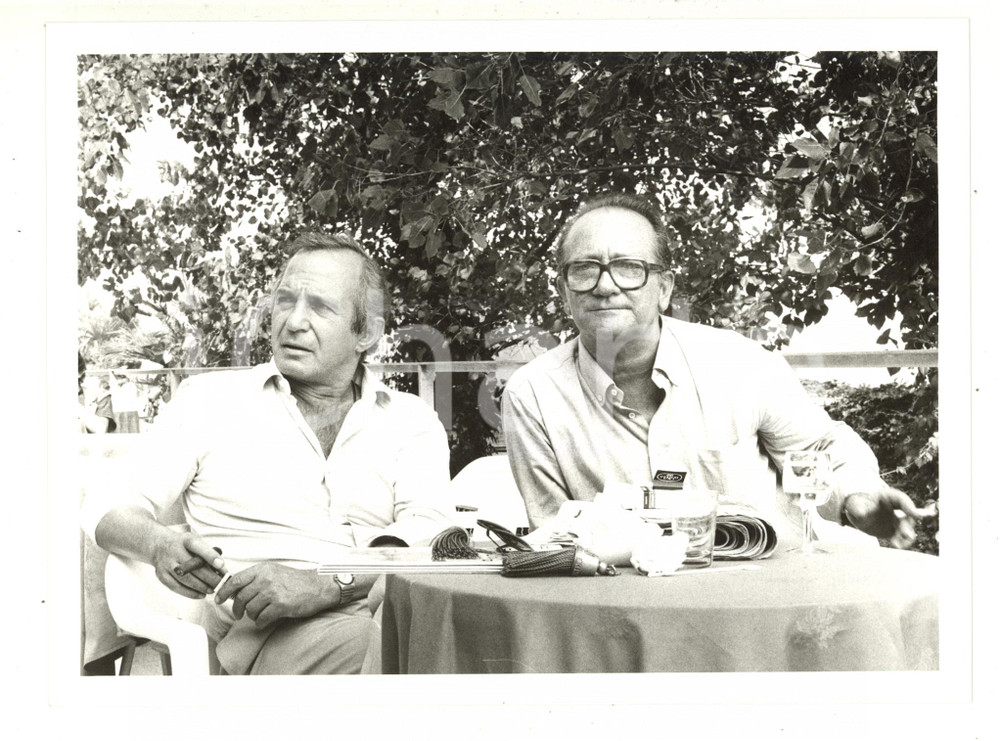 Fotografia d epoca originale 1984 VENEZIA Mostra del Cinema  Pasquale FESTA CAMPANILE e Ben GAZZARA  Foto 1