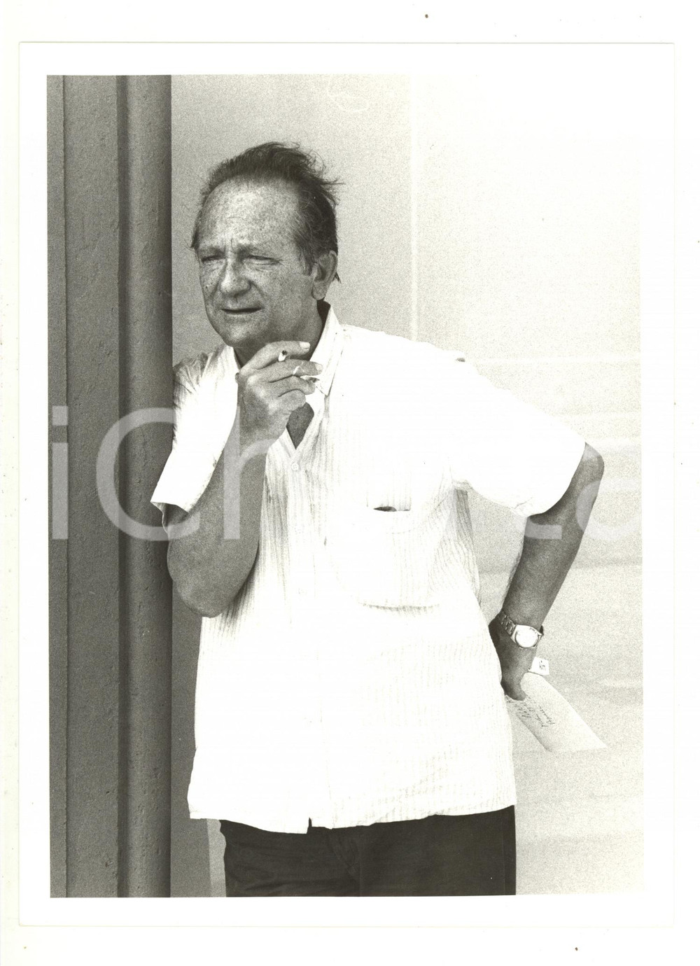 Fotografia d epoca originale 1980 ca CINEMA  Ritratto del regista Pasquale FESTA CAMPANILE  Foto 18x24 cm 1