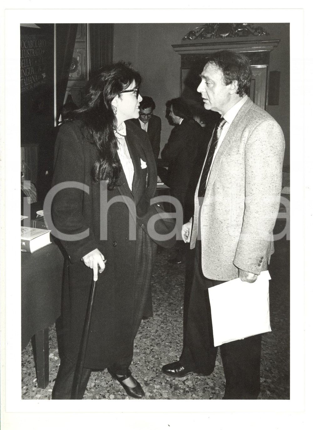 1979 COSTUME Alberto BEVILACQUA ed Emanuela FALCETTI a evento LE MONNIER - Foto