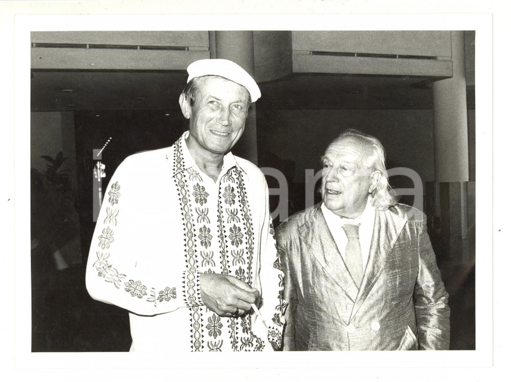 1984 VENEZIA Mostra del Cinema - Evgenij EVTUSENKO e Rafael ALBERTI - Foto 24x18