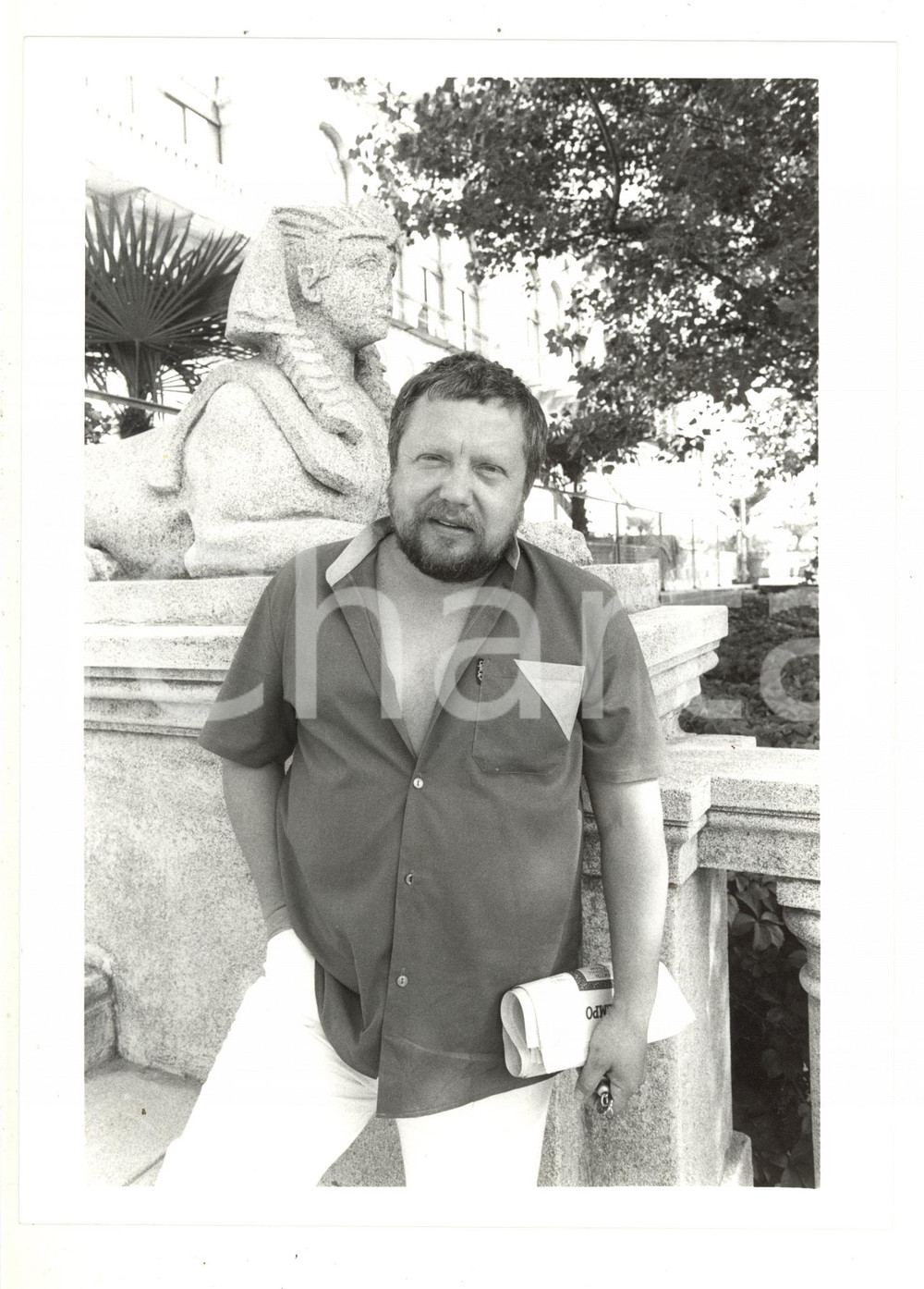 Fotografia d epoca originale 1987 VENEZIA Mostra del Cinema  Ritratto di Sergej SOLOVYOV 1  Foto 18x24 cm 1
