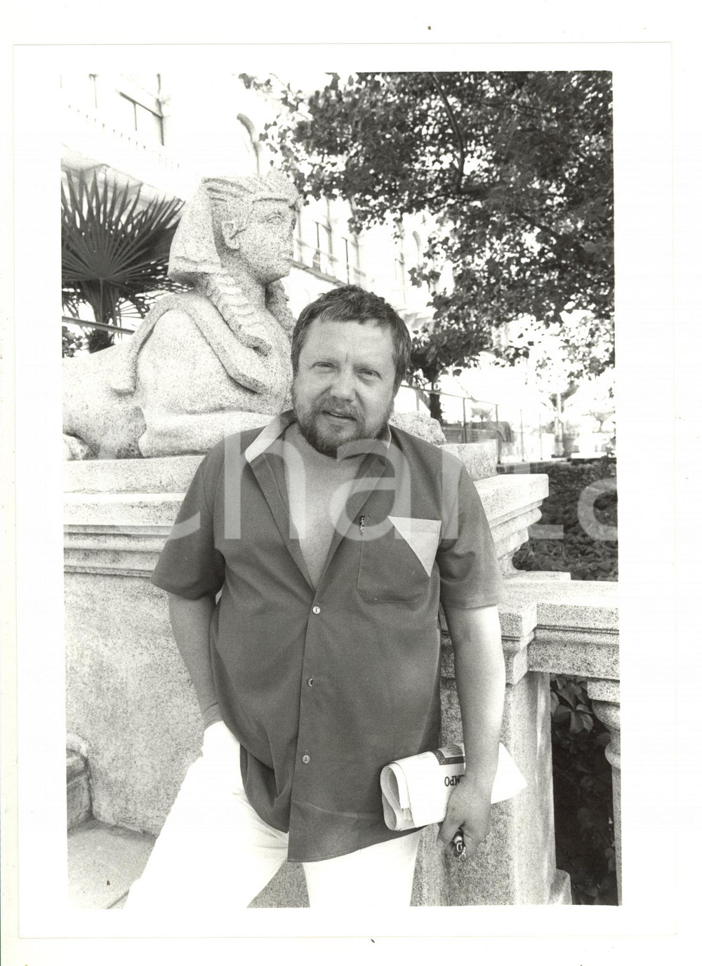 Fotografia d epoca originale 1987 VENEZIA Mostra del Cinema  Ritratto di Sergej SOLOVYOV 2  Foto 18x24 cm 1