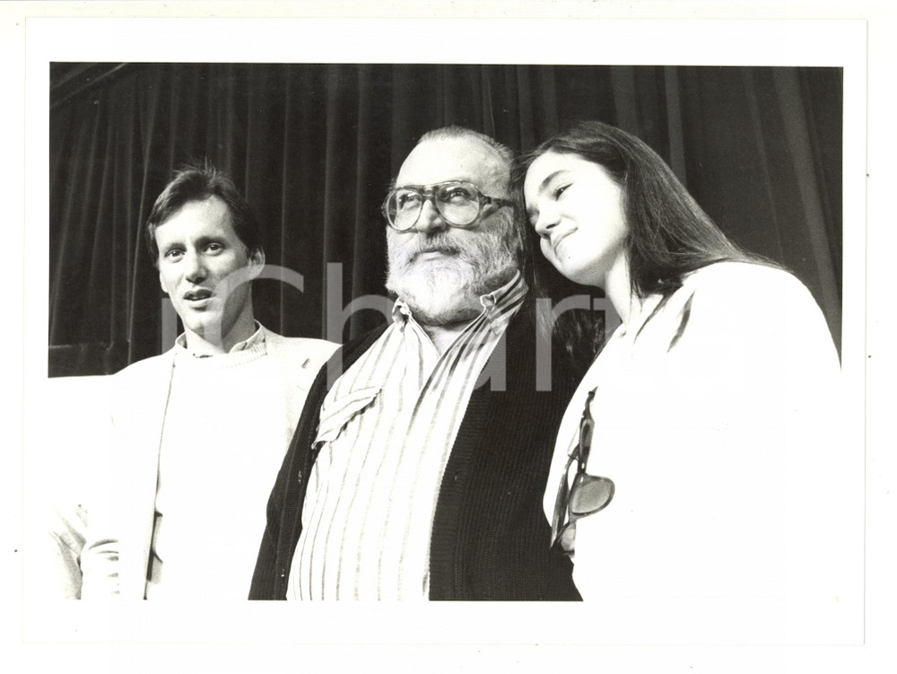 Fotografia d epoca originale 1984 VENEZIA Festival del Cinema  Sergio LEONE James WOODS Jennifer CONNELLY 1
