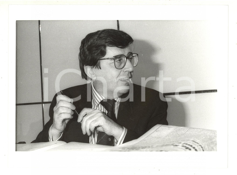 Fotografia d epoca originale 1984 MILANO POLITICA DC Vincenzo SCOTTI alla Festa dell amicizia 1  Foto 1