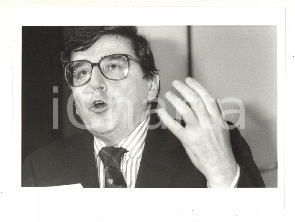 Fotografia d epoca originale 1984 MILANO POLITICA DC  Vincenzo SCOTTI alla Festa dell amicizia 3  Foto 1