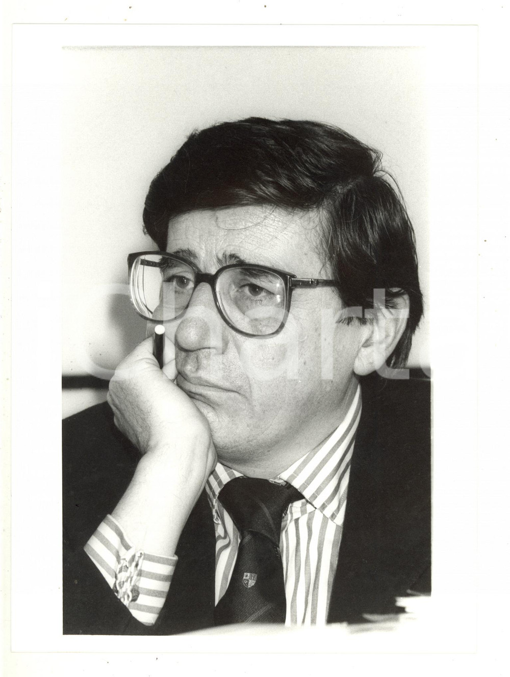 Fotografia d epoca originale 1984 MILANO POLITICA DC  Vincenzo SCOTTI alla Festa dell amicizia 9  Foto 1