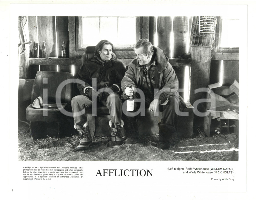1997 CINEMA "Affliction" Paul SCHRADER - Willem DAFOE e Nick NOLTE - Foto 26x21