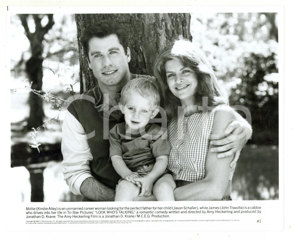 1989 CINEMA "Look Who's Talking" Amy HECKERLING *John TRAVOLTA Kirstie ALLEY (1)