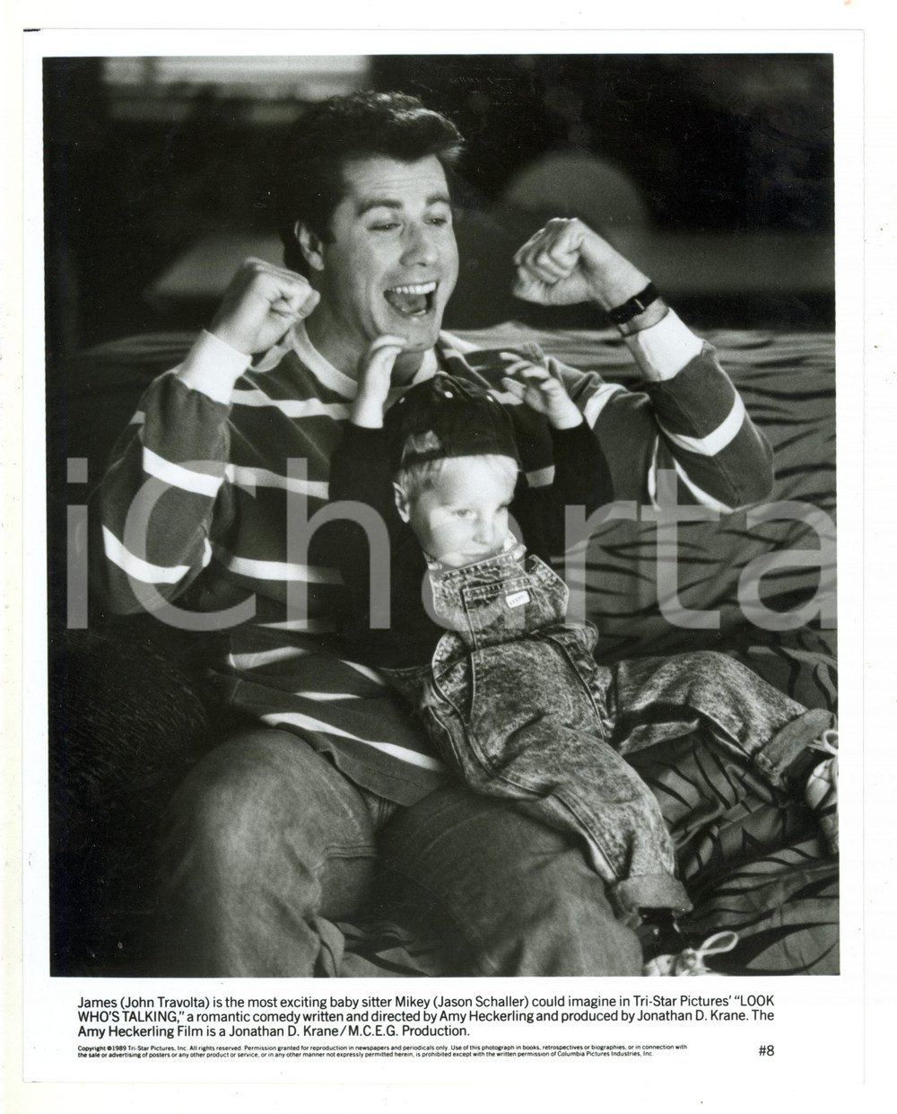 1989 CINEMA "Look Who's Talking" Amy HECKERLING John TRAVOLTA Jason SCHALLER (2)