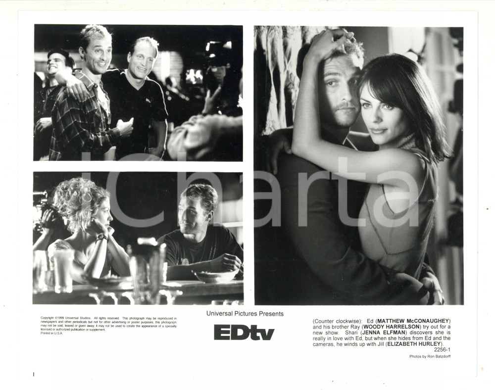 1999 CINEMA "EdTV" Ron HOWARD - Matthew McCONAUGHEY Woody HARRELSON Jenna ELFMAN