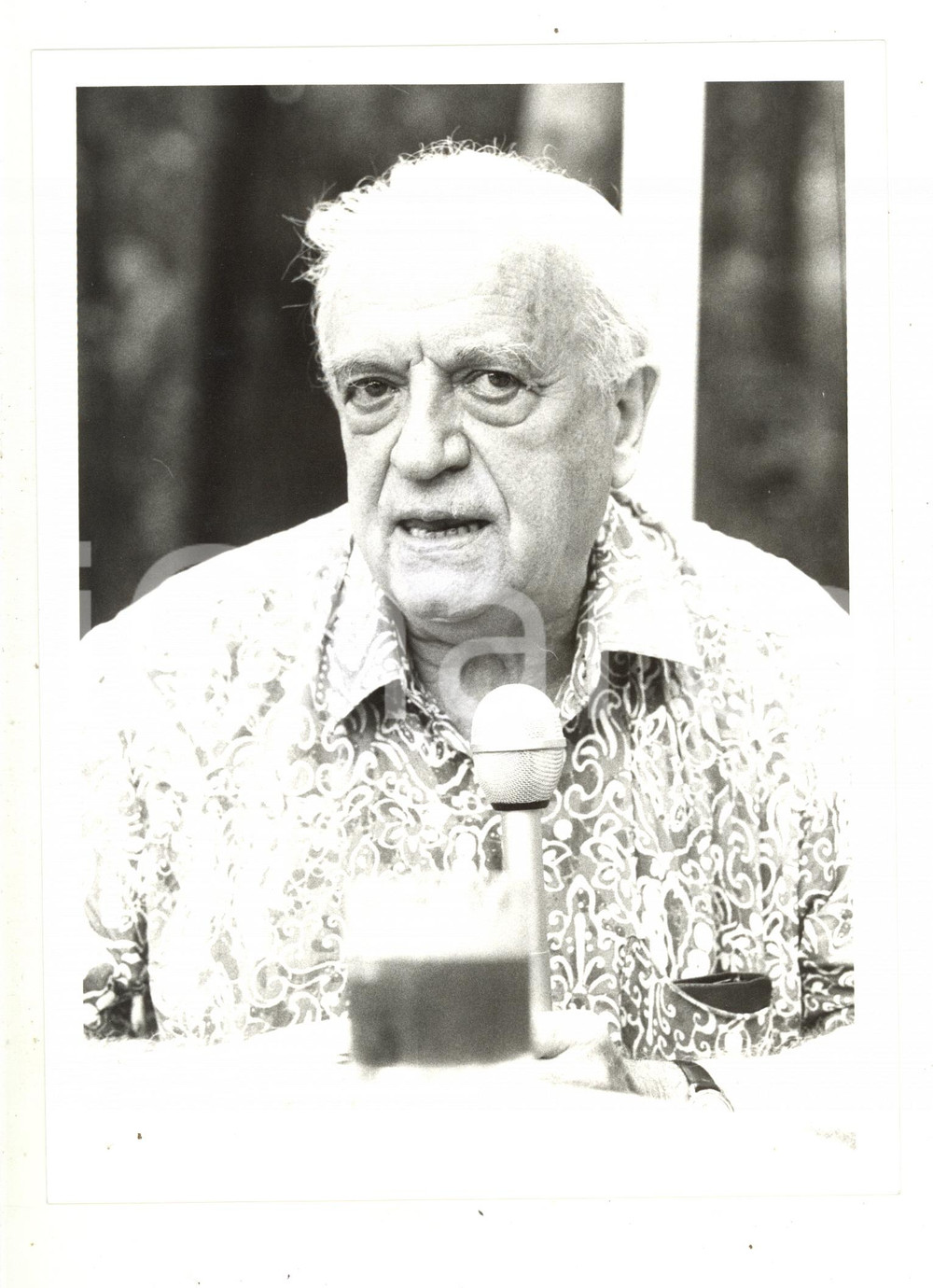 Fotografia d epoca originale 1980 ca ITALIA  Ritratto del giornalista Ruggero ORLANDO 4  Foto 18x24 cm 1