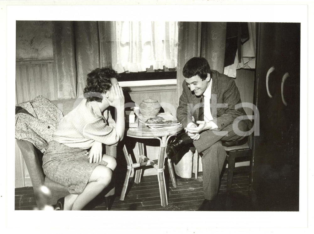 Fotografia d epoca originale 1985 RAI Un cappello pieno di pioggia  Emilio BONUCCI Pamela VILLORESI 3 1