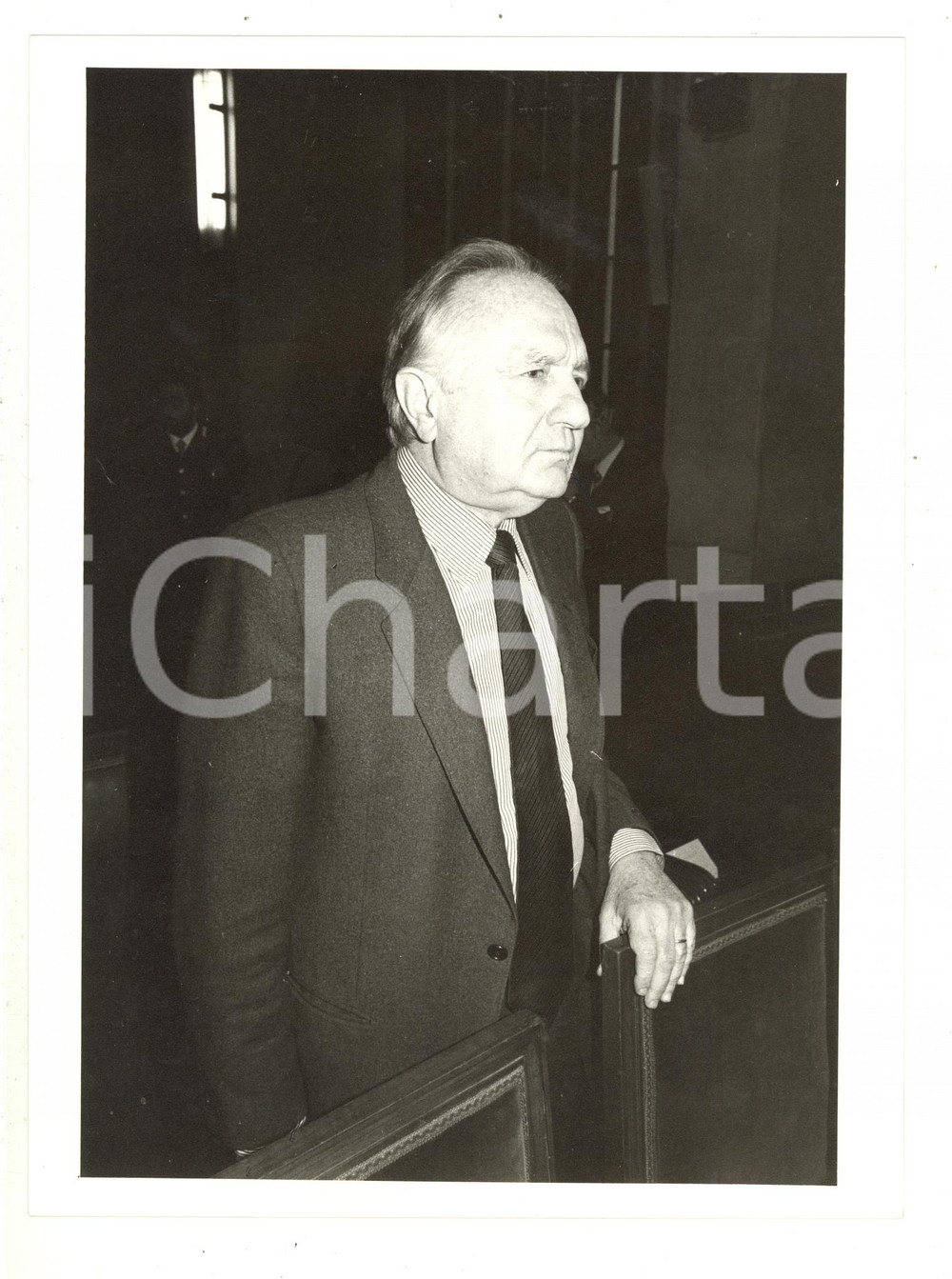 1985 ca MILANO Ritratto del magistrato Adolfo BERIA DI ARGENTINE - Foto 18x24 cm