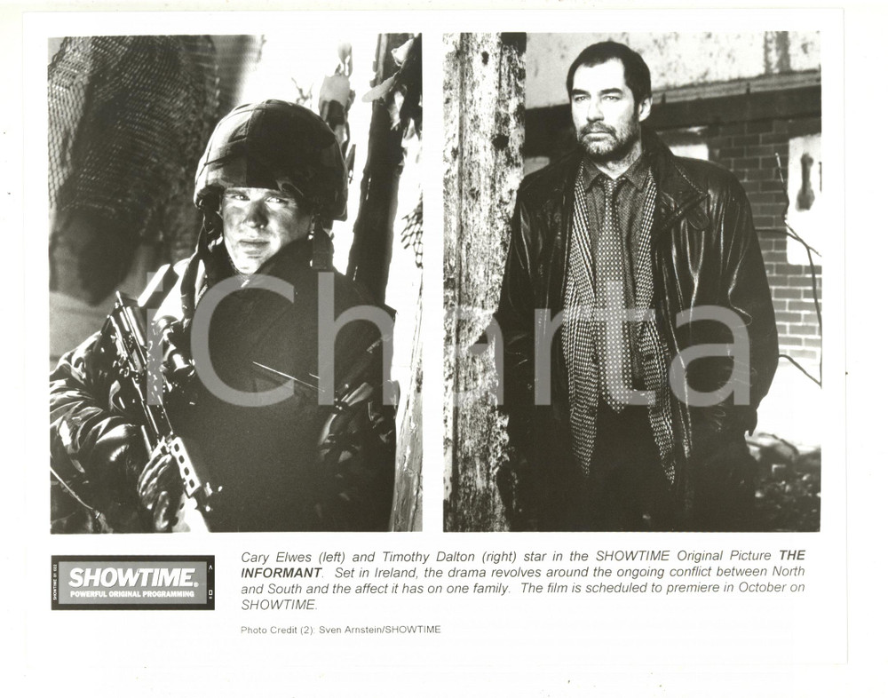 Fotografia d epoca originale 1997 CINEMA The Informant Jim McBRIDE  Cary ELWES Timothy DALTON 1  Foto 1