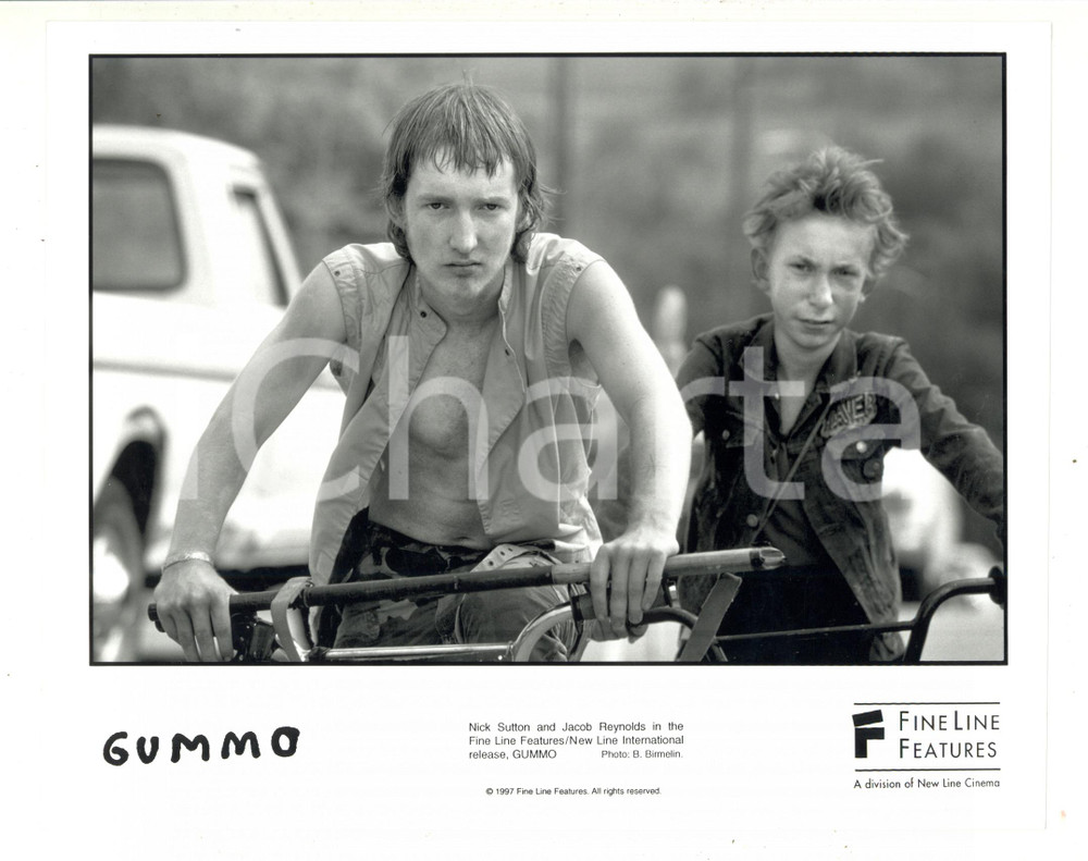 Fotografia d epoca originale 1997 CINEMA Gummo Harmony KORINE  Nick SUTTON Jacob REYNOLDS  Foto 26x21 cm 1