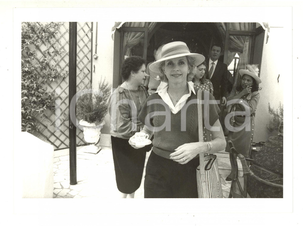 Fotografia d epoca originale 1985 ca VENEZIA  Pia Lindström   Foto 24x18 cm 1