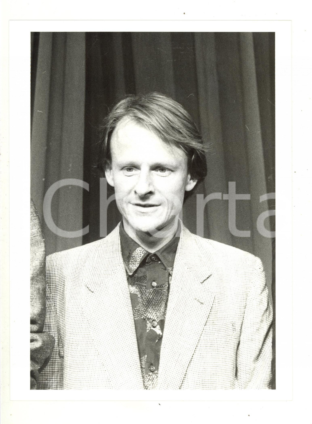 Fotografia d epoca originale 1984 CANNES Festival del Cinema  Il regista Marek KANIEVSKA 2 Foto 18x24 cm 1