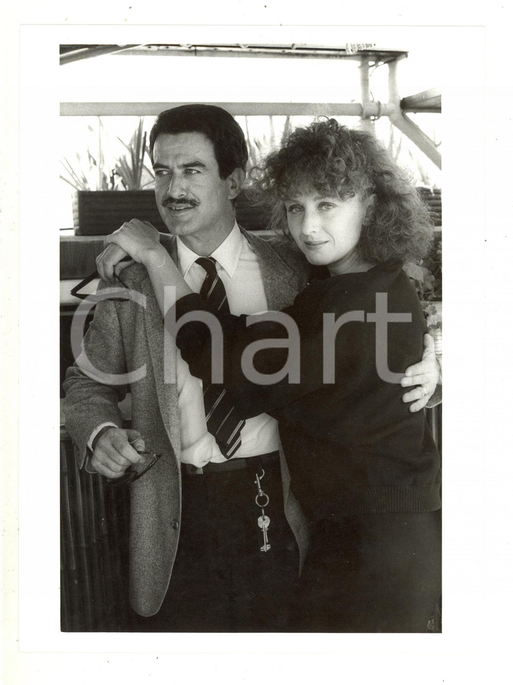 1985 ca ITALIA COSTUME - Ritratto degli attori Giuseppe PAMBIERI Lia TANZI *Foto