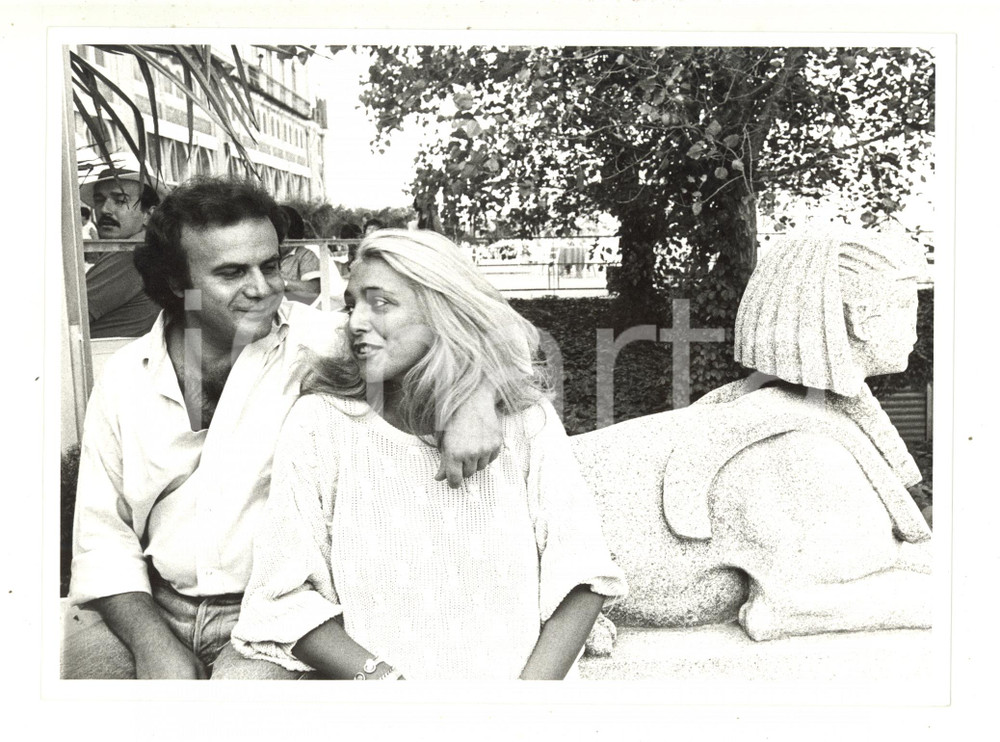 1985 ca VENEZIA Mostra del Cinema - Jerry CALÀ Mara VENIER (1) - Foto 24x18 cm