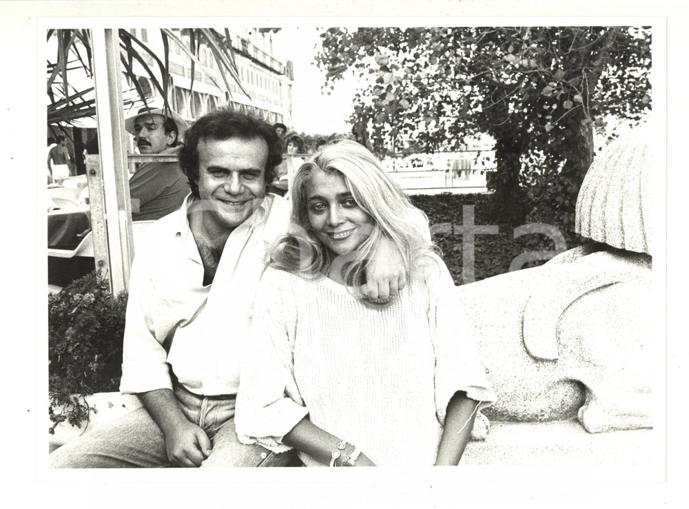 1985 ca VENEZIA Mostra del Cinema - Jerry CALÀ Mara VENIER (3) - Foto 24x18 cm