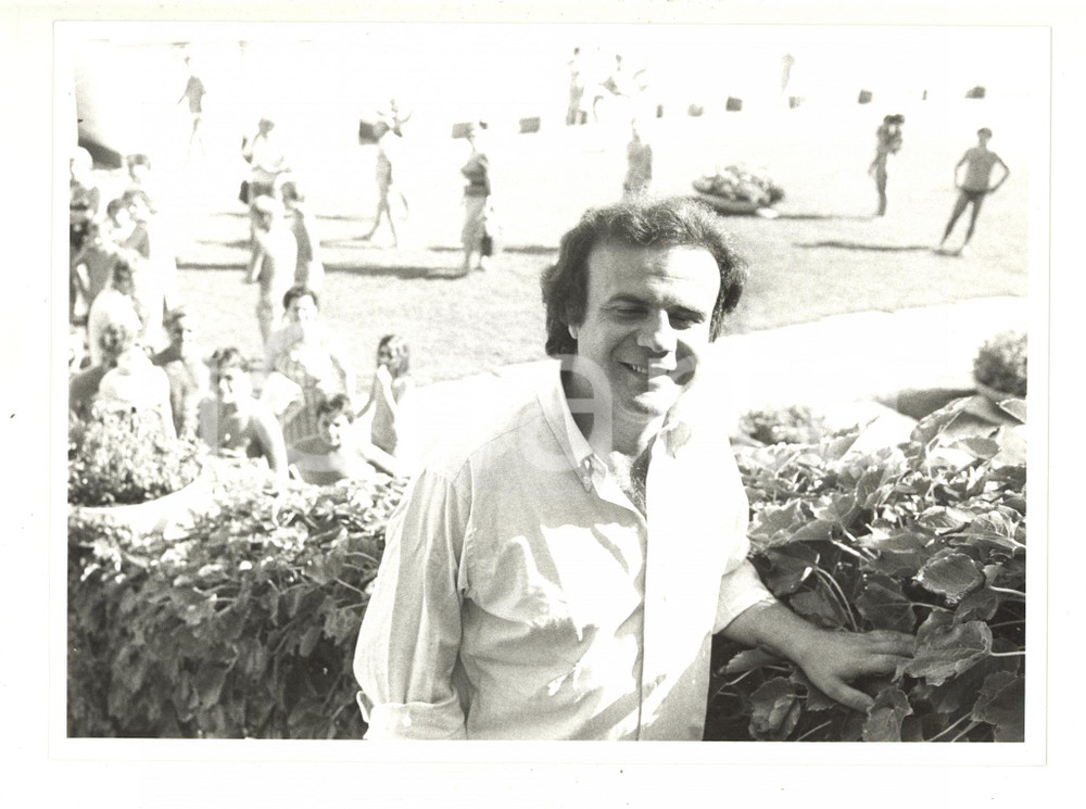 1985 ca VENEZIA Mostra del Cinema - Ritratto di Jerry CALÀ - Foto 24x18 cm