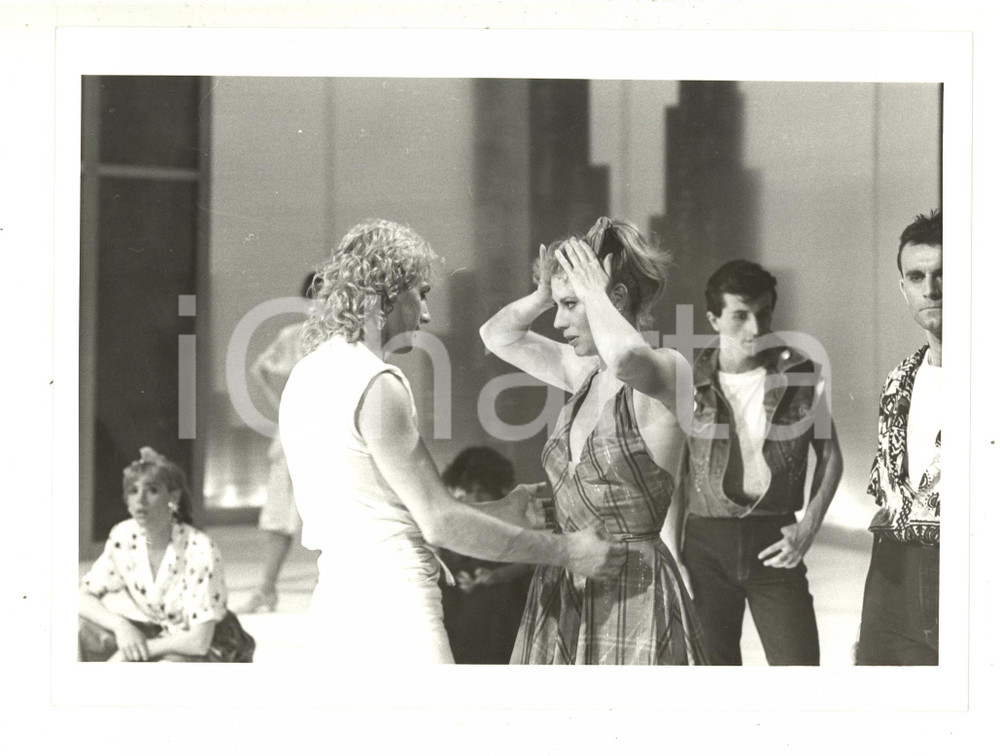 1985 RAI DUE "Shaker" - Daniela POGGI con Carlo Alberto CHERUBINI (2) - Foto