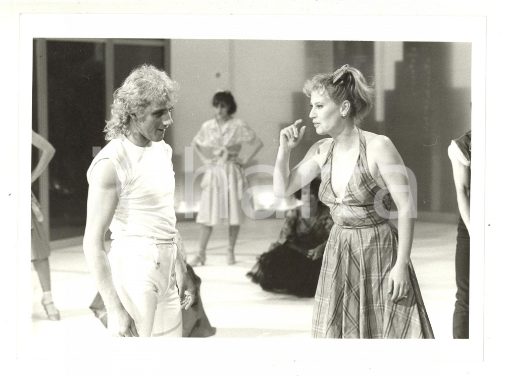 1985 RAI DUE "Shaker" - Daniela POGGI con Carlo Alberto CHERUBINI (3) - Foto