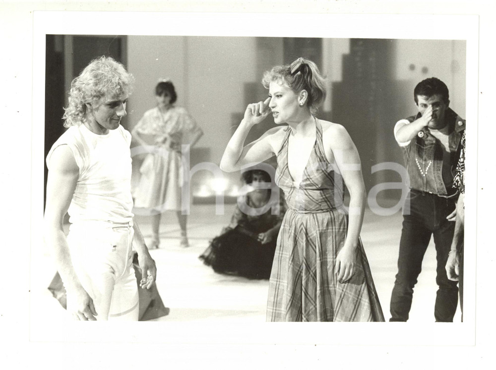 1985 RAI DUE "Shaker" - Daniela POGGI con Carlo Alberto CHERUBINI (4) - Foto