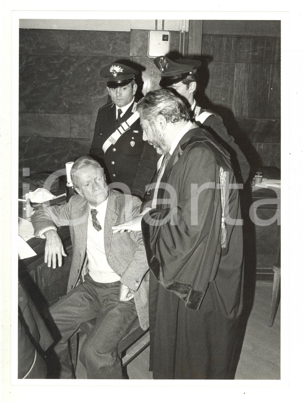 1985 TRIBUNALE DI MILANO Processo "Scandalo petroli" *Bruno MUSSELLI in aula (5)