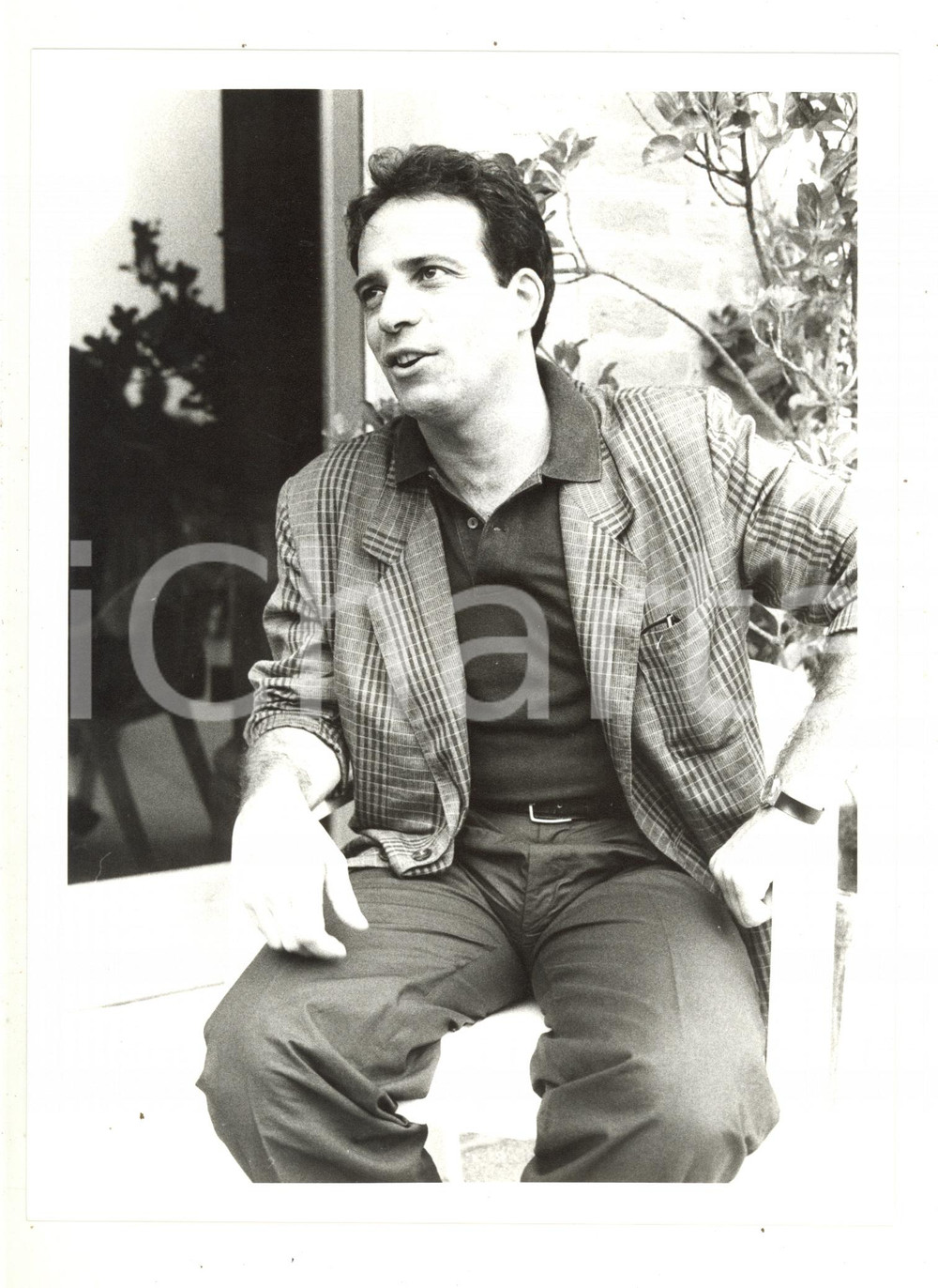 1985 RAI "Sogni e Bisogni" - Intervista a Enrico MONTESANO - Foto 18x24 cm