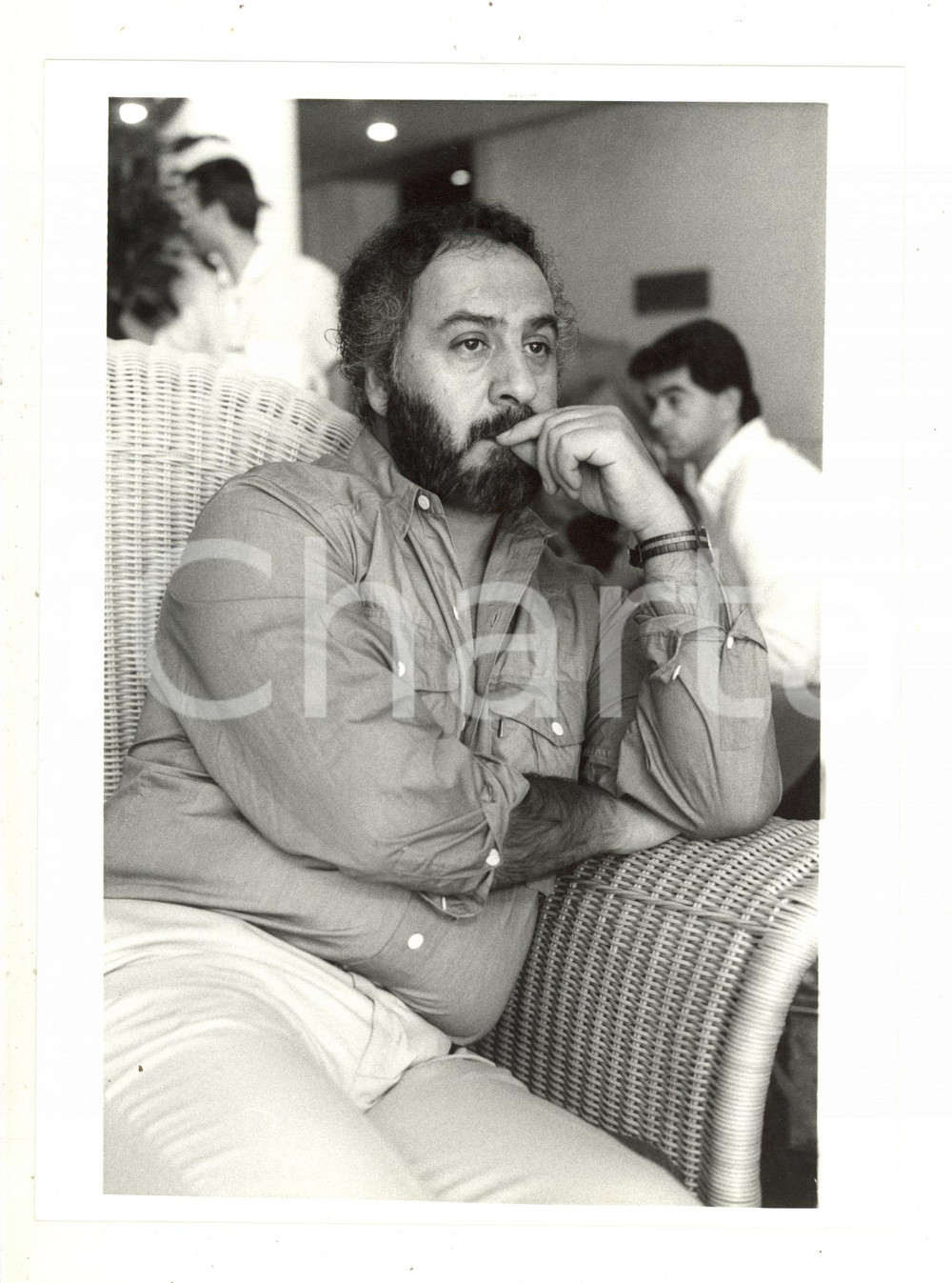 1986 VENEZIA Mostra del Cinema - Ritratto del regista Miguel LITTIN (1) - Foto