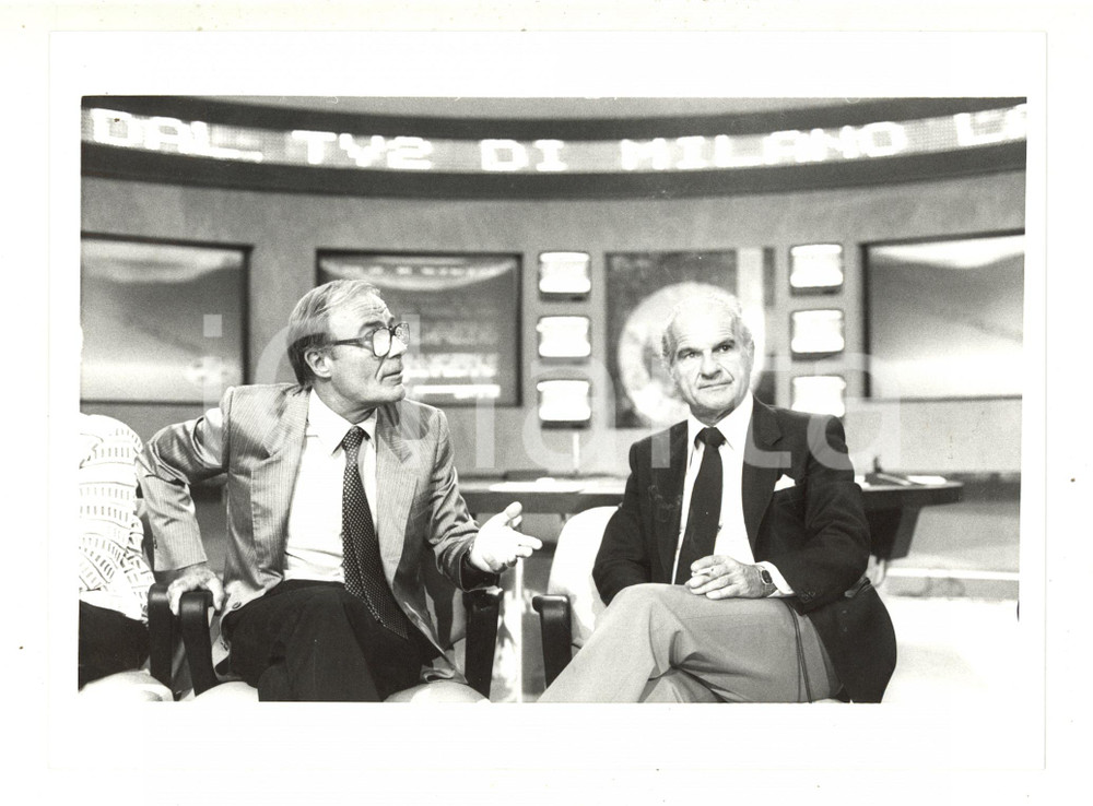 1989 RAI UNO "La Domenica Sportiva" - Sandro CIOTTI con Tito STAGNO - Foto 24x18
