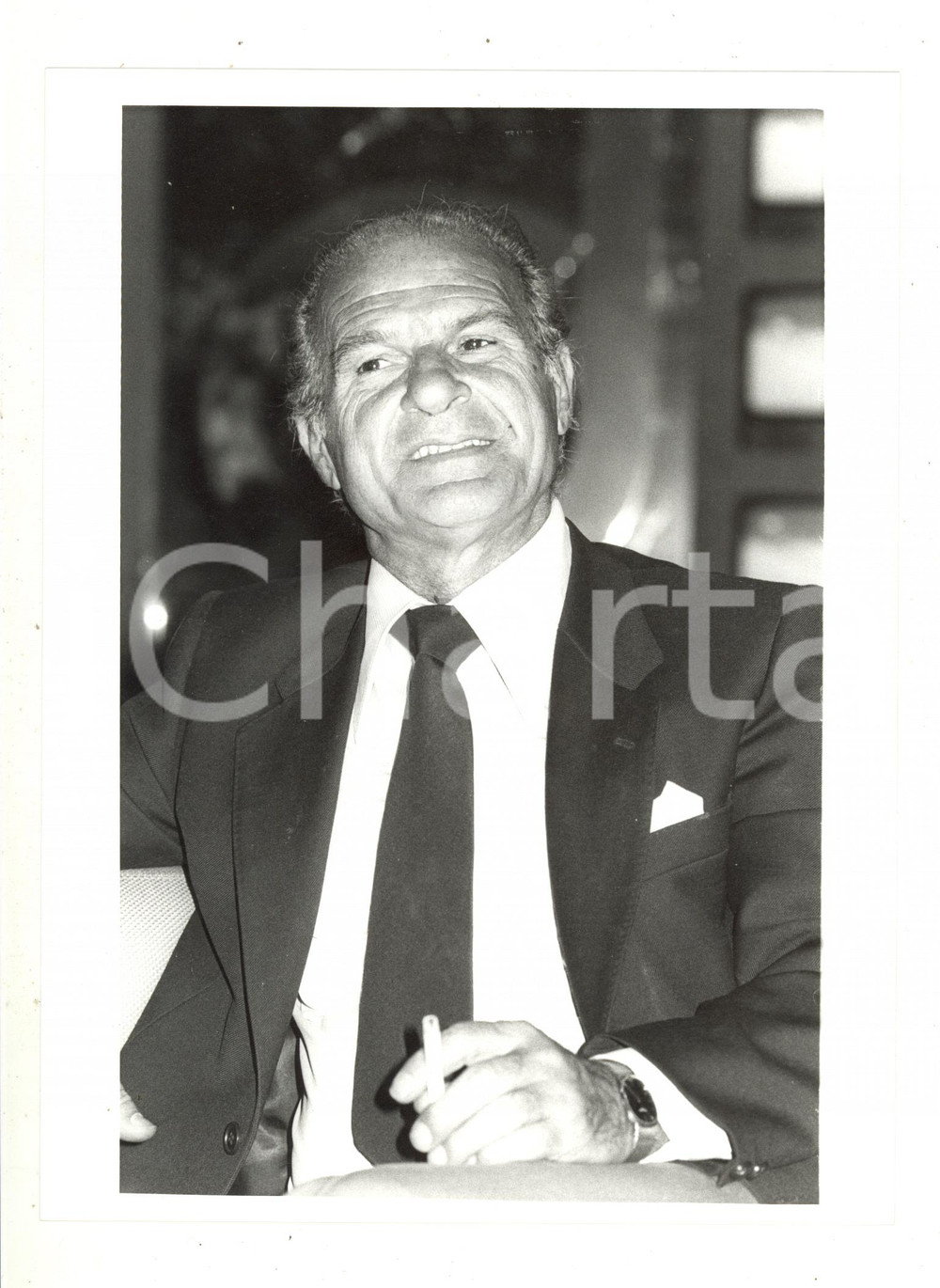 1989 RAI UNO "La Domenica Sportiva" - Ritratto di Sandro CIOTTI - Foto 18x24 cm