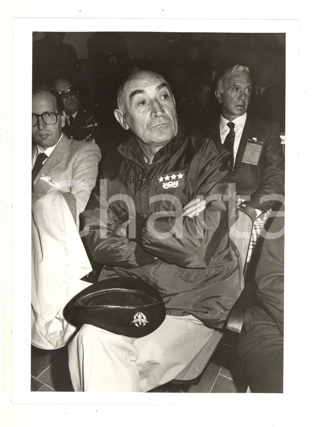 1985 ca NAPOLI Quartier Generale AFSOUTH *Ritratto del generale Umberto CAPPUZZO
