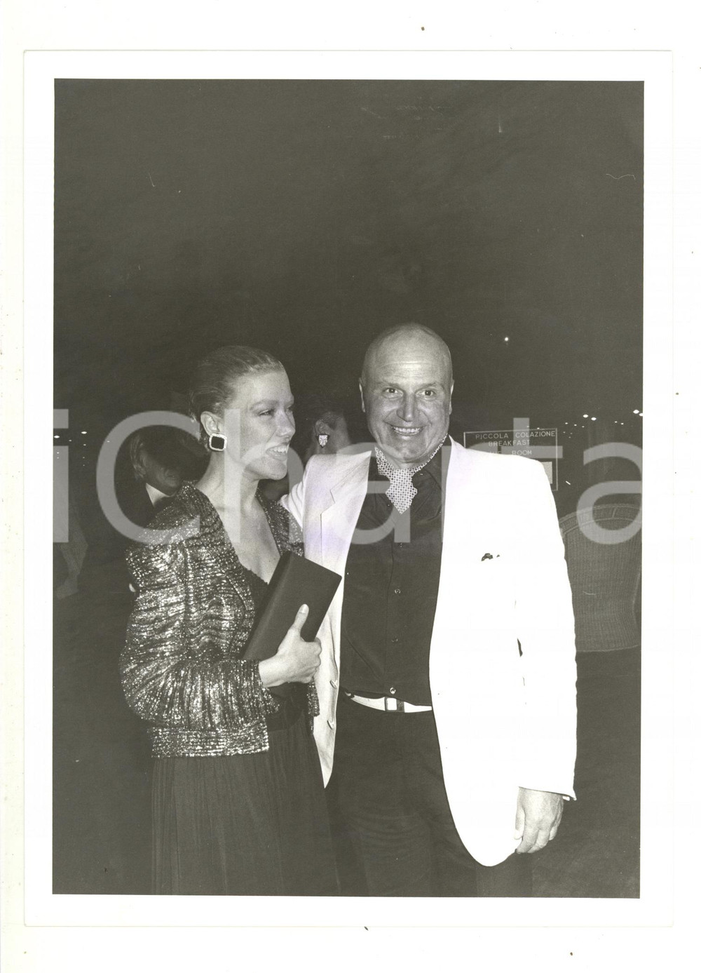 1984 VENEZIA Mostra del Cinema - Nancy BRILLI Fernando BRIAMO - Foto 18x24 cm