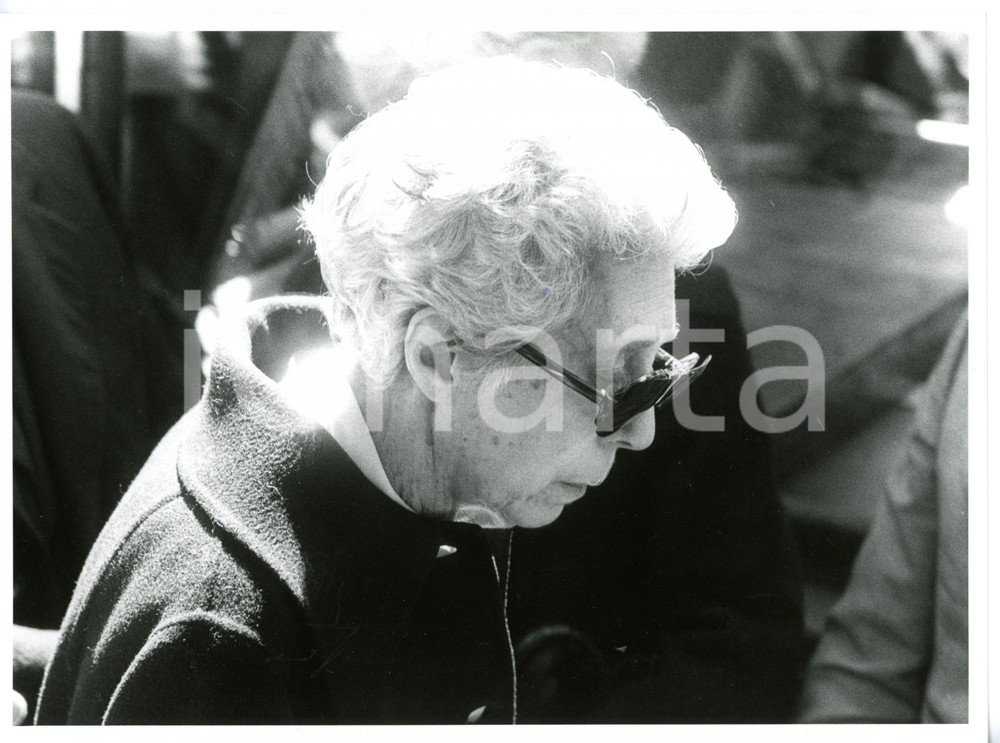 1986 MILANO Funerali Michele SINDONA - Ritratto di Caterina SINDONA *Foto 24x18