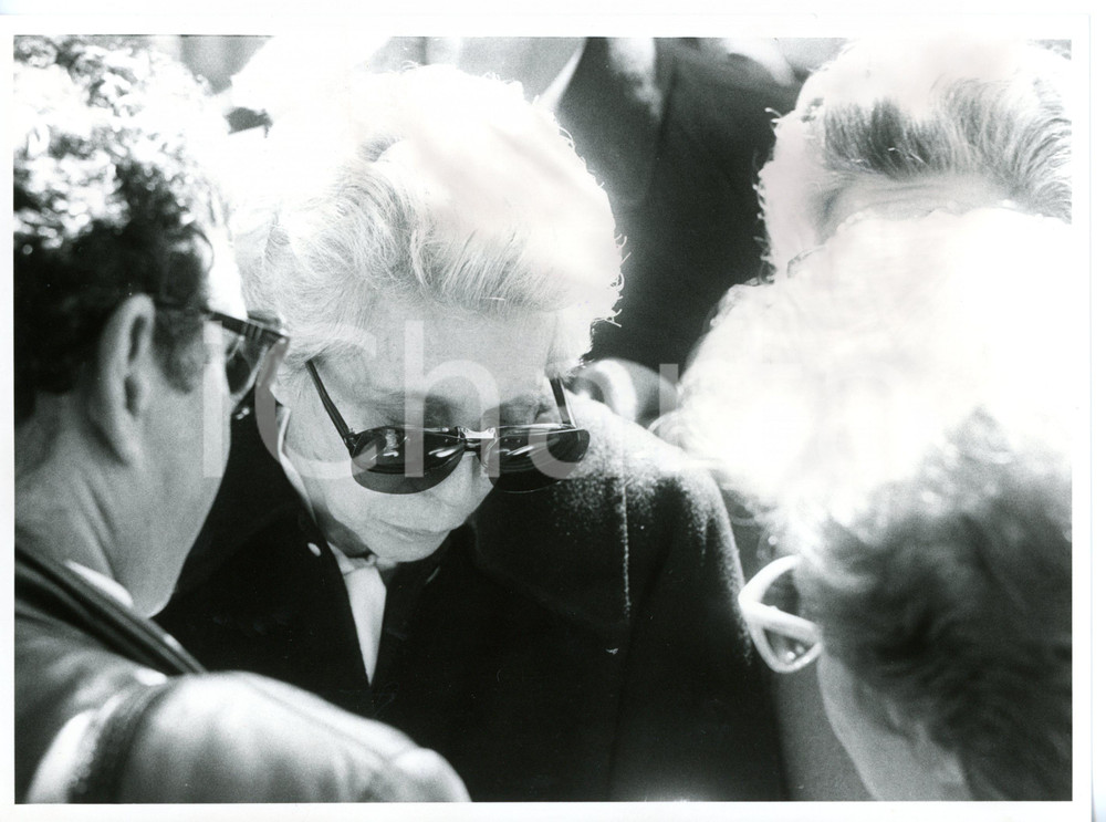 1986 MILANO Funerali Michele SINDONA - Ritratto di Caterina SINDONA - Foto 24x18