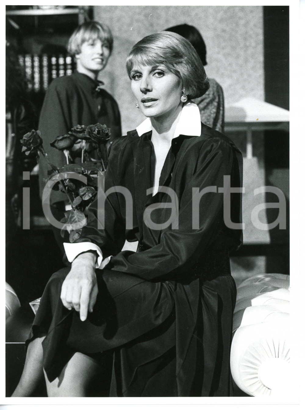 1986 RAI CINEMA "Atelier" - Ritratto dell'attrice Paola PITAGORA *Foto 18x24 cm