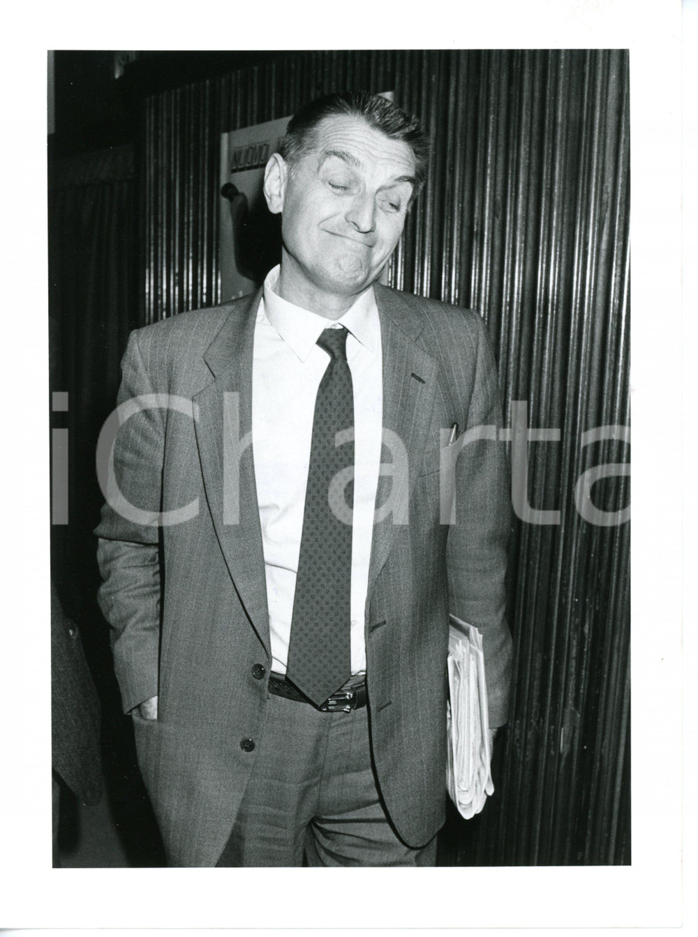 1985 ca MILANO - PSI Ritratto di Antonio PIZZINATO - Fotografia 18x24 cm