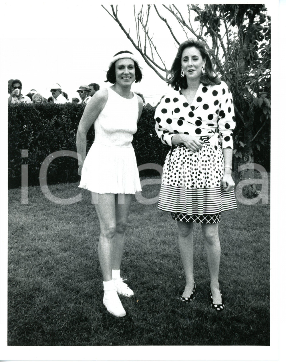 1988 COSTUME Ritratto di Mary McFADDEN con la figlia - Foto 18x24 cm