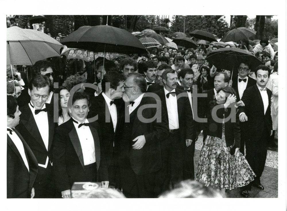 1984 CANNES Festival del Cinema - Sergio LEONE - Robert DE NIRO - Joe PESCI