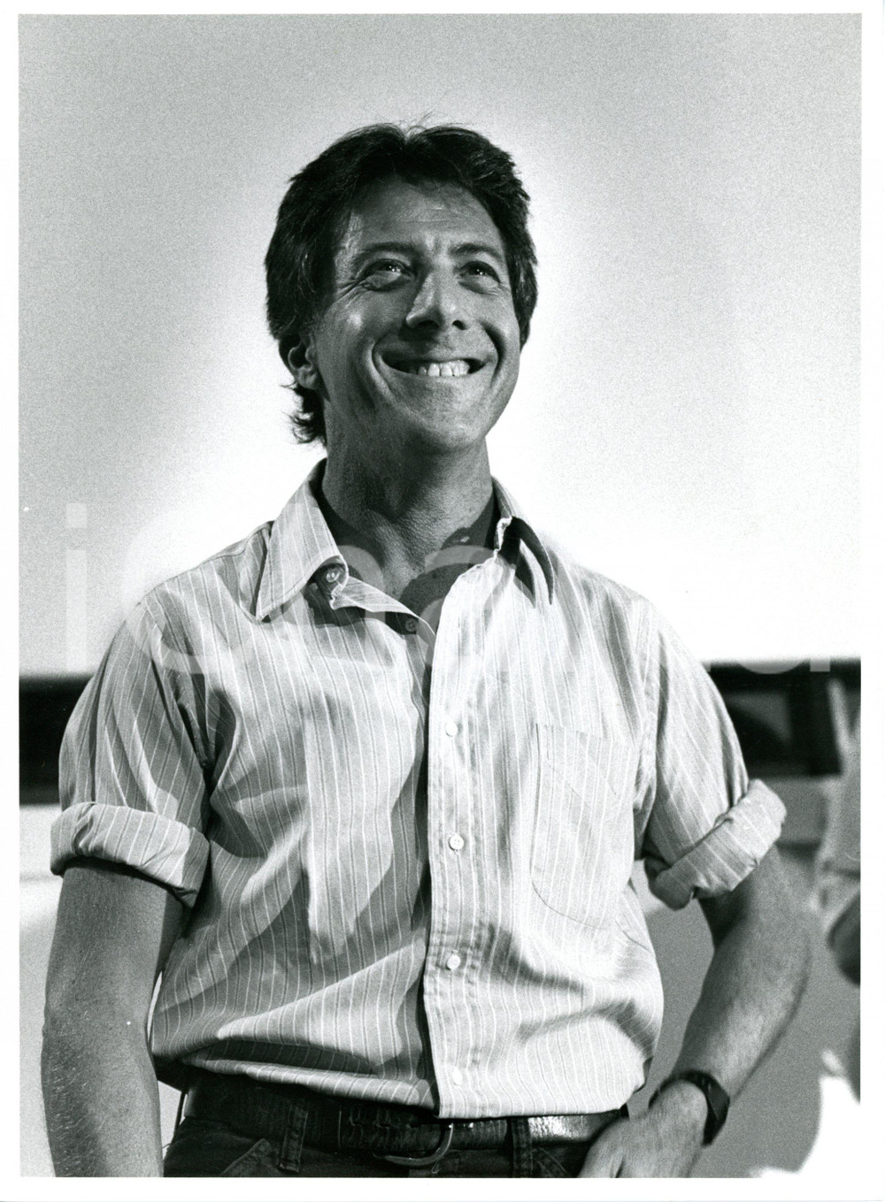 1985 VENEZIA Mostra del Cinema - Ritratto di Dustin HOFFMAN - Foto 18x24 cm