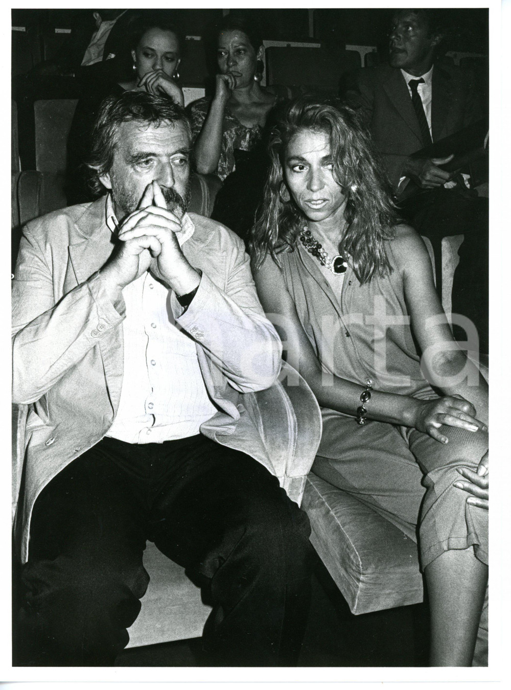 1985 ca CANNES Festival del Cinema - Alain TANNER in platea *Foto 18x24 cm