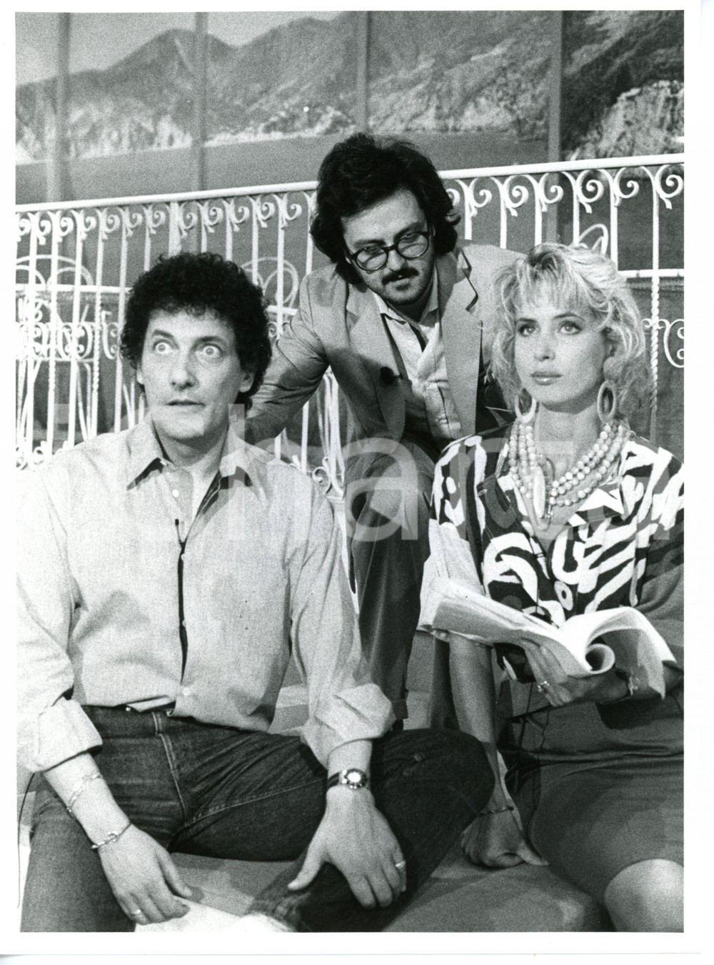 1985 RAI UNO "Italia mia" JOCELYN Gigi MARZULLO Jinny STEFFAN Foto 24x18 cm (2)