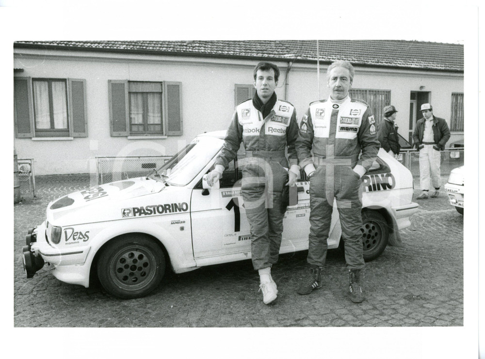 1986 9° RALLY AUTODROMO DI MONZA Cristiano MINELLONO con Guido BAGATTA *Foto